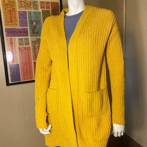 Cute & Cozy yellow cardigan